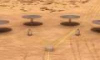 Nuclear reactors supply electricity to Martian settlers