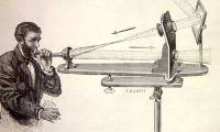 Optical phone - device that transmits sound using light
