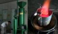 Philippines: Gas stove is made of environmentally friendly rice husk