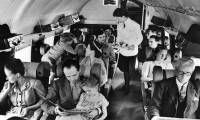 Photos show how flying has changed over the past 100 years, especially the 'golden age'