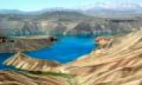 Pristine beauty lake on the mountain in Afghanistan