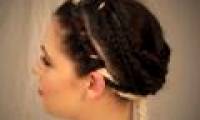 Reconstruction of virgin hair style Roman god fire fire