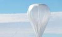 Record of hot air balloon over Antarctica