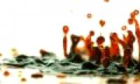 Red rain like blood in India
