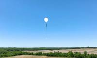 Robot camera network operating at 26,000m
