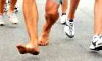 Running barefoot is safe