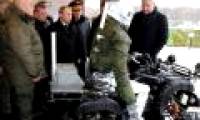 Russia launches a combat robot model like real people