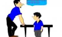 Sad father because he has the ability to psychic