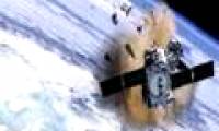 Satellite fragments began to fall to the earth