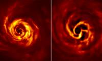 Scientists take pictures of the planet being born
