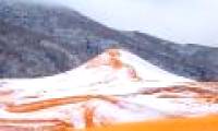 Snow fell for the first time in 37 years in the Sahara