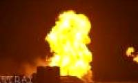 SpaceX's test missile caught fire on the launch pad