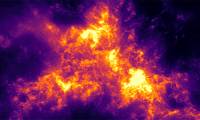 Spectacular image of a galaxy with a 'tail' about to collide with the Milky Way