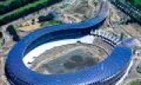 Stadium creates electricity through the sun