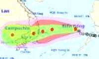 Storm No. 12 targets Khanh Hoa - Ninh Thuan, winds of 130km / h