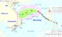 Storm No. 13 is approaching the Paracel Islands