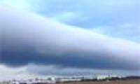 Strange clouds dance in the sky of Virginia