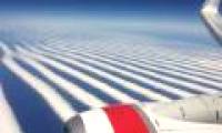 Strange lines of striped clouds in Australia's sky
