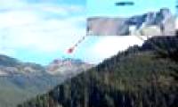 Strange objects like spacecraft take off from the secret base
