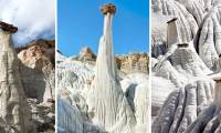Strange stone towers named 'white ghost'
