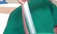 Strange story: The young male survives the tail about 18cm long