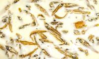 Stunned with ice cream made from dried fish, caterpillars, not everyone dares to try