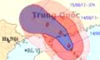 Super hurricane Utor into China