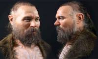 Surprised by the restored face of the 8,000-year-old man