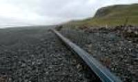 The 100m-long strange tube washed over the coast of New Zealand