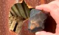 The 4.6-billion-year-old meteorite fell on the dog stall
