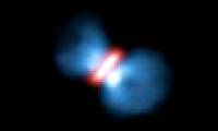 The air shot when the star 'gave birth'