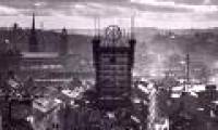 The ancient tower in the heart of the city hung over 5,500 telephone wires