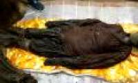 The body was almost discovered in the ancient tomb