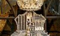 The church decorated with more than 40,000 skeletons