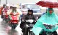 The cold air was close to the northern and northern border, turning rain