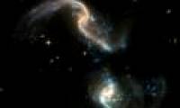 The collision with the galaxy is 350 million light-years from Earth