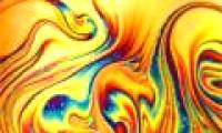 The color of 'illusion' comes from the soap bubble
