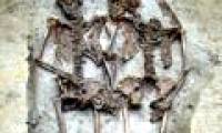 The corpses 'hold hands' together for 1,500 years
