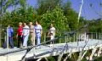 The crowd walking could all collapse the bridge