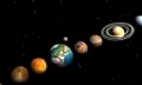 The distance from the Earth to the celestial bodies in the solar system