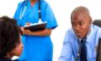 The doctor always raises the patient's blood pressure