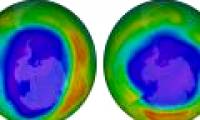 The Earth's ozone layer is being filled again