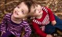 The first pair of twins can look through each other's eyes