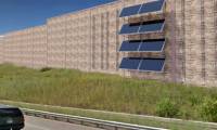 The first solar-mounted soundproof wall in the US