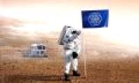 The flag that humans will plug into the planet of extraterrestrials