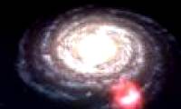 The giant ball of air rushes into the Milky Way
