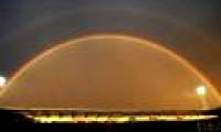 The impressive double rainbow in the English sky