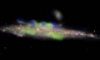 The magnetic field around the galaxy is 80,000 light-years wide