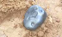 The metal '2.8 meteorite' struck the ground