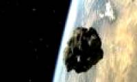 The meteorite fell on the baseball field